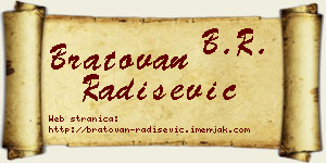 Bratovan Radišević vizit kartica